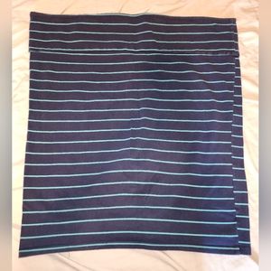 Torrid blue&teal stripe pencil skirt